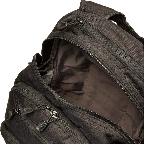 NWT High Sierra Backpack Waterproof Commute Hike Business Travel Black MINT - Picture 4 of 12